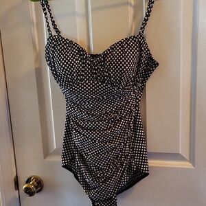 Magicsuit Polka Dot One Piece Swimsuit
